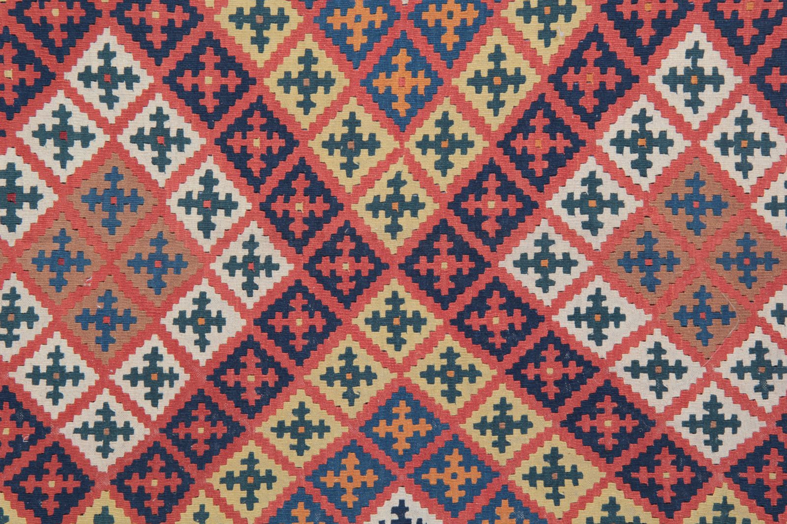 Traditional Antique Turkish Kilim Rug, Handwoven Geometric Flat Weave Rug 147x300 Cm photo furniture