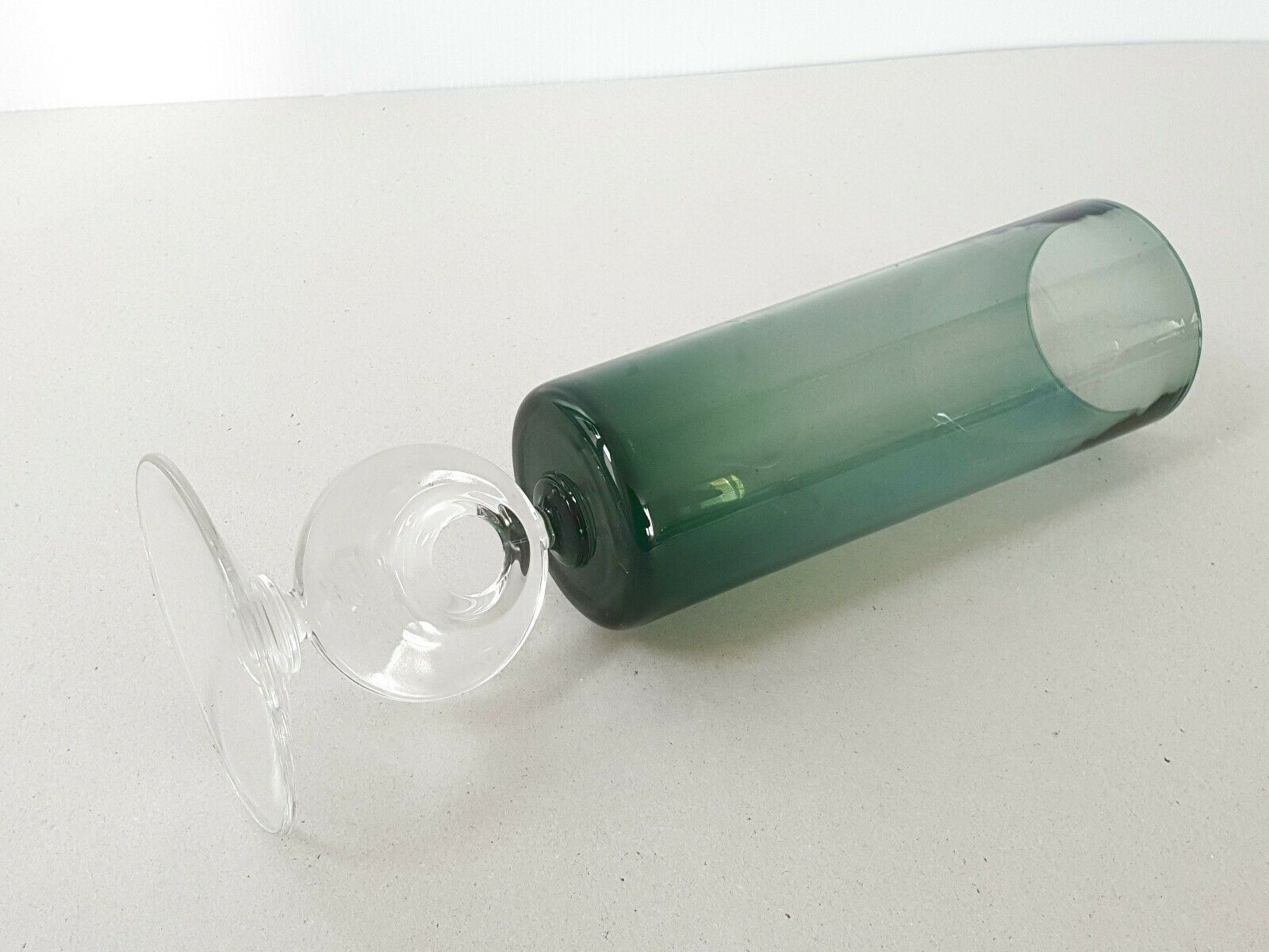 Superb Vase 1960 1970 In Vintage Italian Glass 60s 70s Space Age 60/70 photo furniture