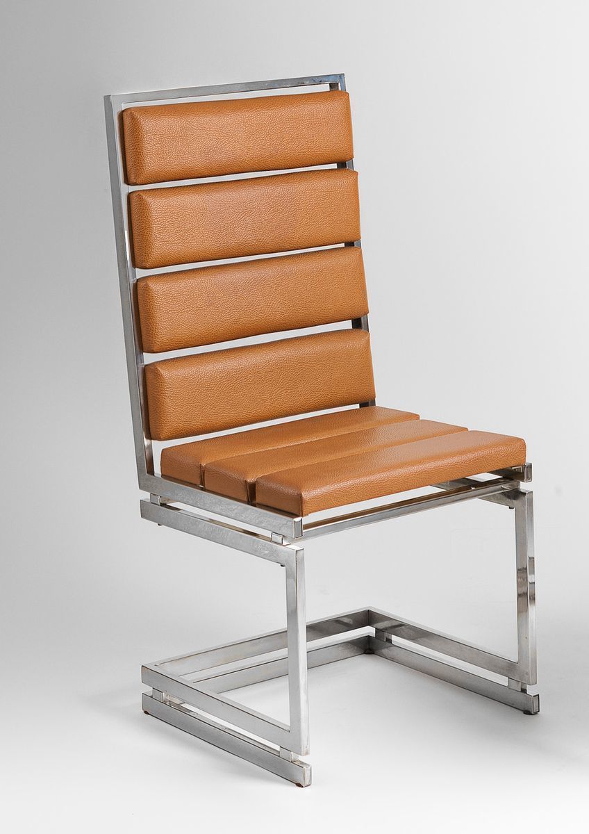 Italian Dining Chairs By Romeo Rega, 1970s, Set Of 6 photo for sale