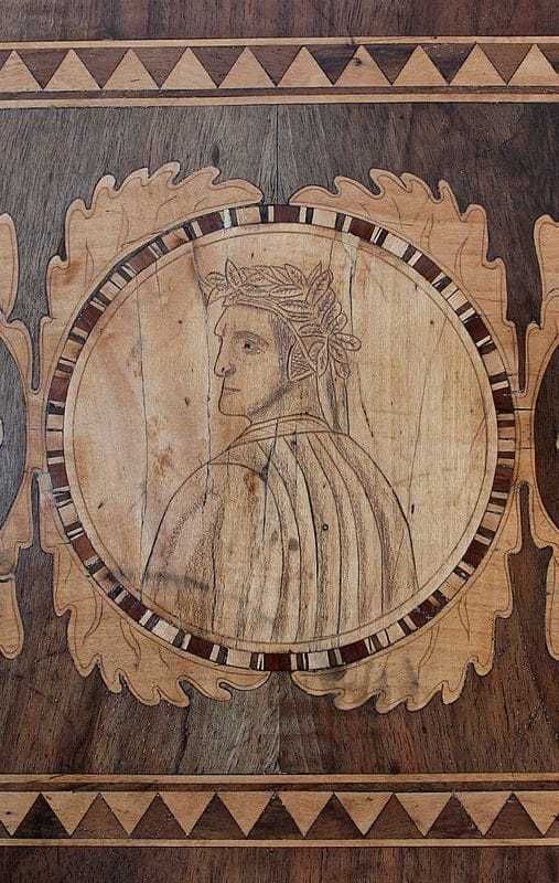Inlaid Gueridon Table, In Walnut And Light Wood   2nd Part Of The 19th Century photo 2521.44