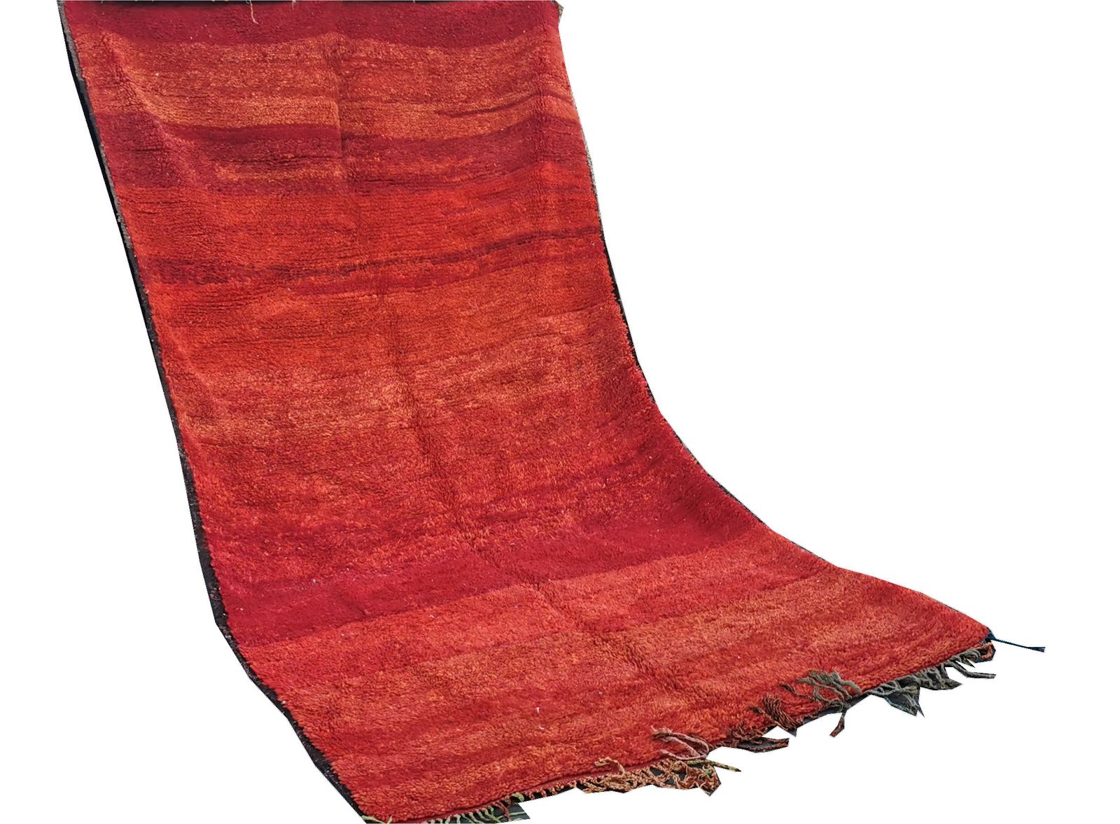 Antique Boujad Rug 19th Century. Handmade Berber Wool Carpet 10.9x 5.5 Ft photo furniture