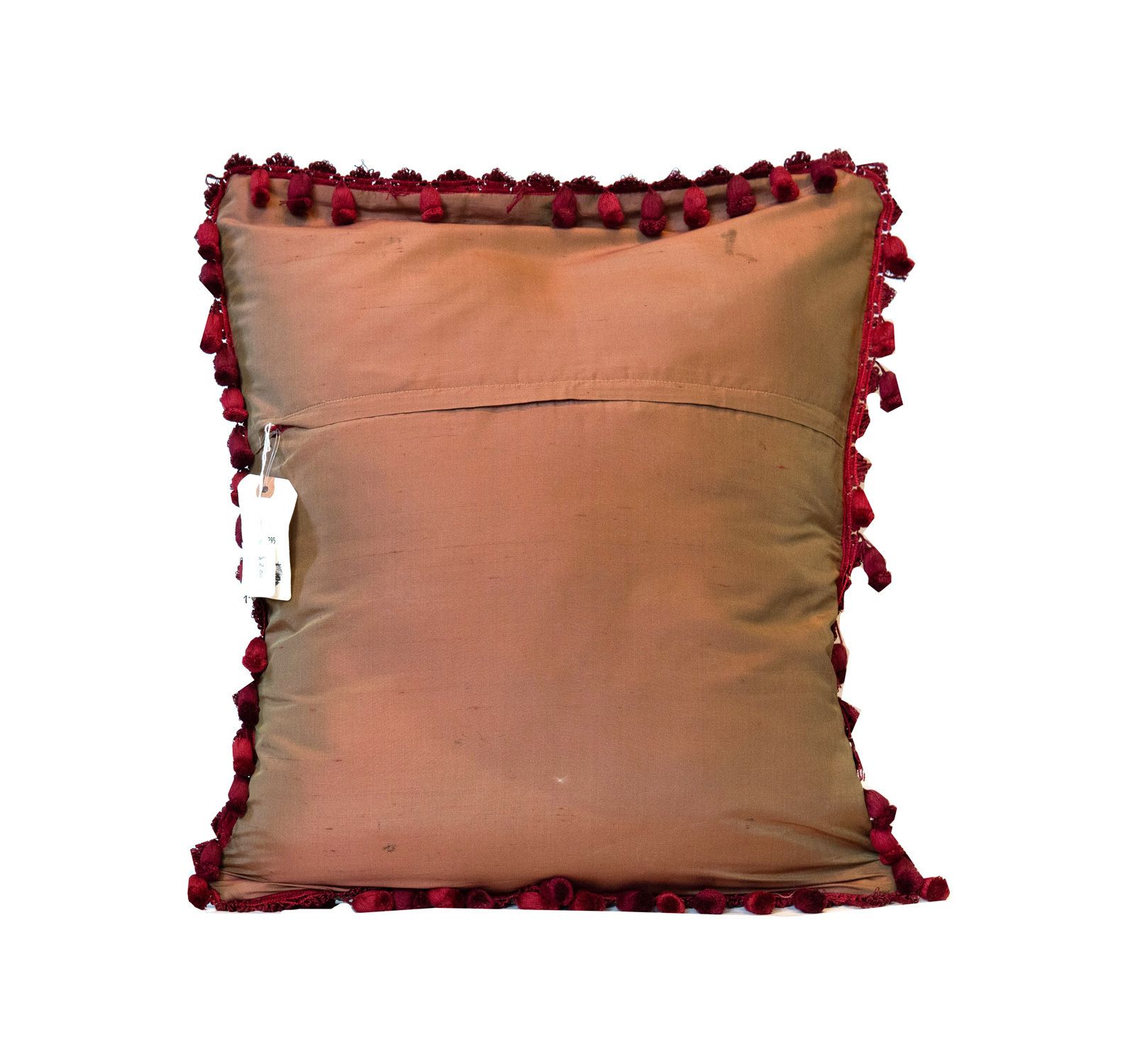 Traditional French Aubusson Cushion Cover, Handmade Tapestry Needlepoint Cushion Cover photo for sale