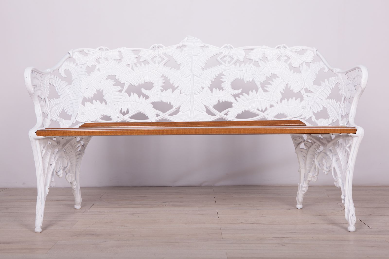 Garden Furniture Swedish Garden Bench In Cast Iron From Melins, 1950s photo