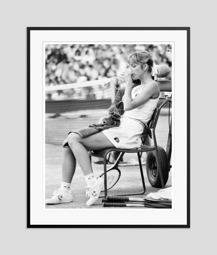 'Wimbledon Ladies Final' 1982 Oversize Archival Pigment Print Framed In Black