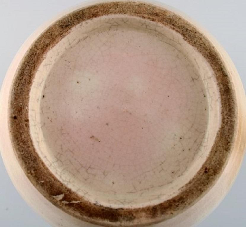 European Studio Ceramist, Large Unique Vase In Glazed Ceramics, 1980s photo buy