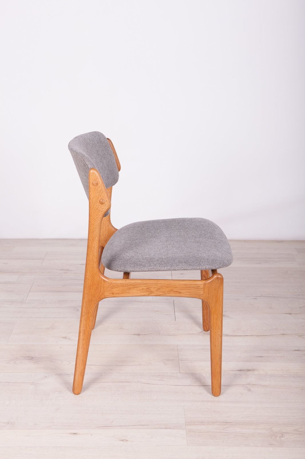 Furniture Model 49 Oak Dining Chairs By Erik Buch For Odense Maskinsnedkeri / Od Furniture, 1960s, Set Of 4 photo