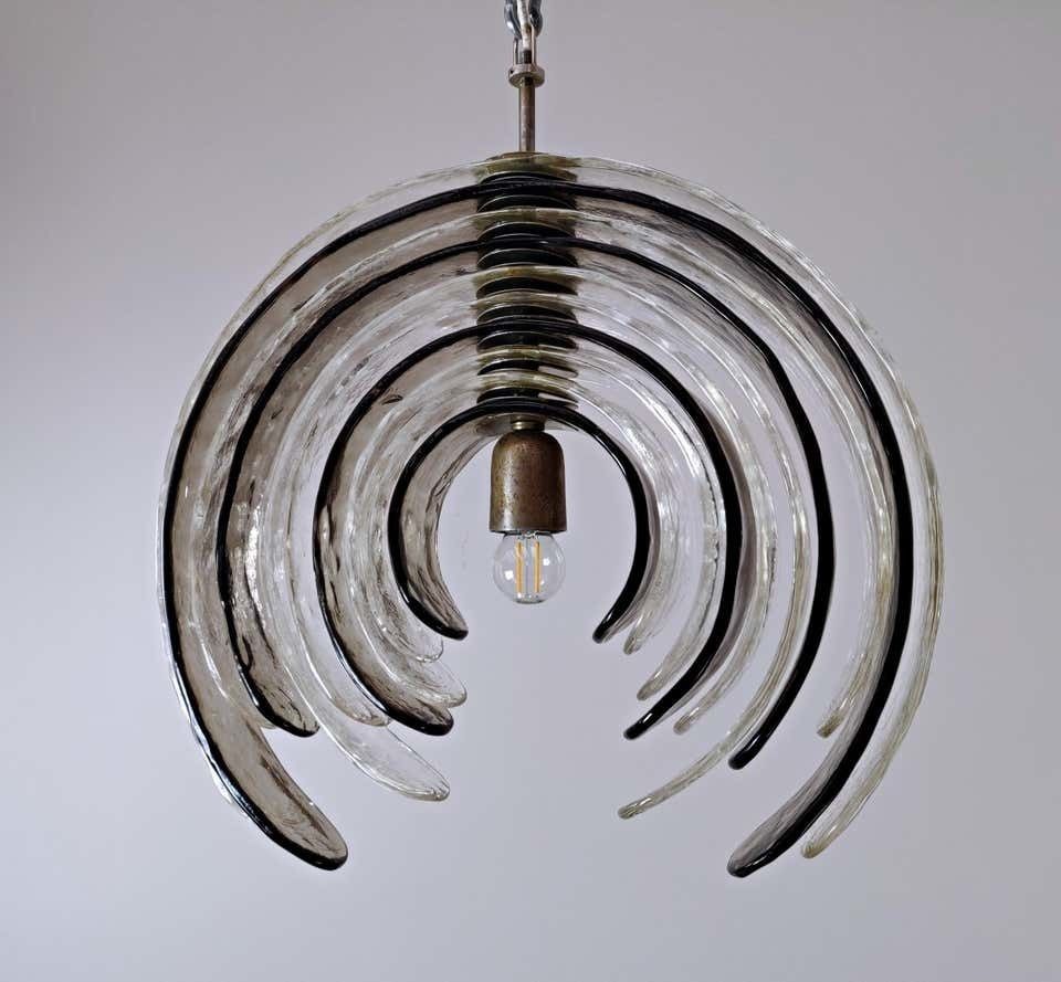 Murano Glass Suspension Model "Artichoke" By Carlo Nason For Mazzega photo Lighting