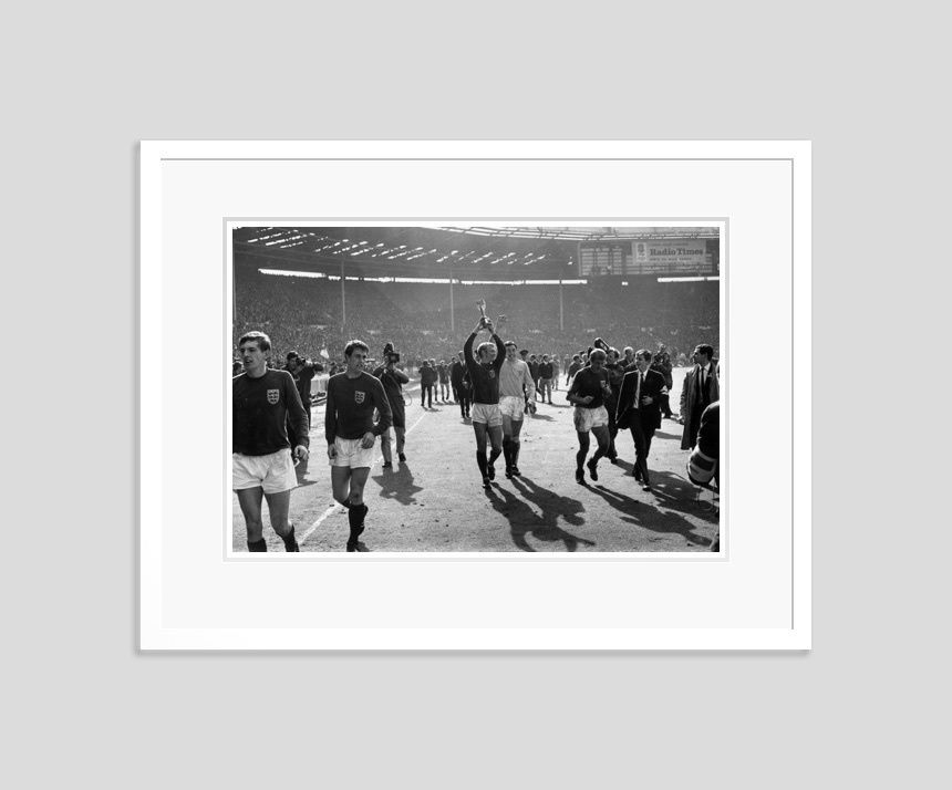 'World Cup Winners' 1966 Silver Gelatin Print Framed In White