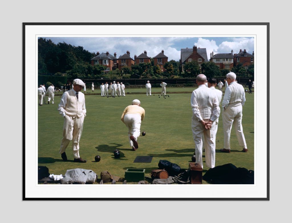 Slim Aarons 'Bowling Green' 1955 Oversize C Type Print Framed In Black