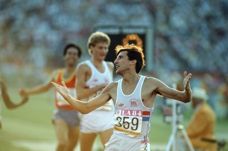 'Olympic Gold Medalist Winner' 1984 Oversize C Type Print Framed In Black photo furniture
