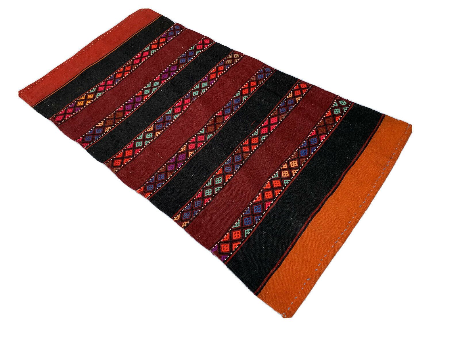 Traditional Turkish Kilim Rug , Vintage Turkish Wool Country Home Kelim photo Textiles