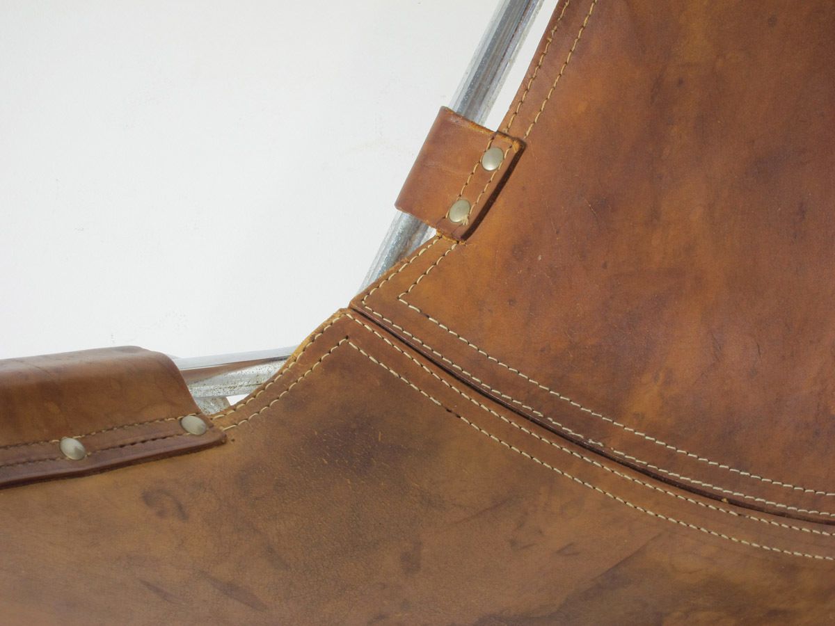 Charlotte Perriand Leather Les Arcs Chair Mid Century Design photo 1394.0