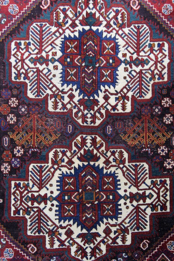 Antique Balouch Rug, Handmade Oriental Afghan Carpet Area Rug  144 X 180 Cm photo for sale