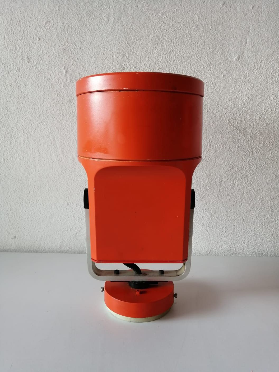 Unispot Orange Metal Pair Of Spot Wall Lamps By Louis Poulsen, 1970s Denmark photo Lighting