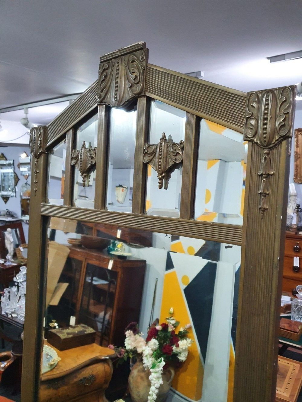 Swedish Gustavian Hall Mirror 19th Century photo Home Decor