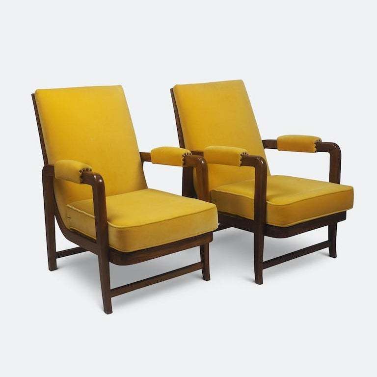 photo furniture Pair Of Scandinavian Modernist Lounge Chairs 1940s