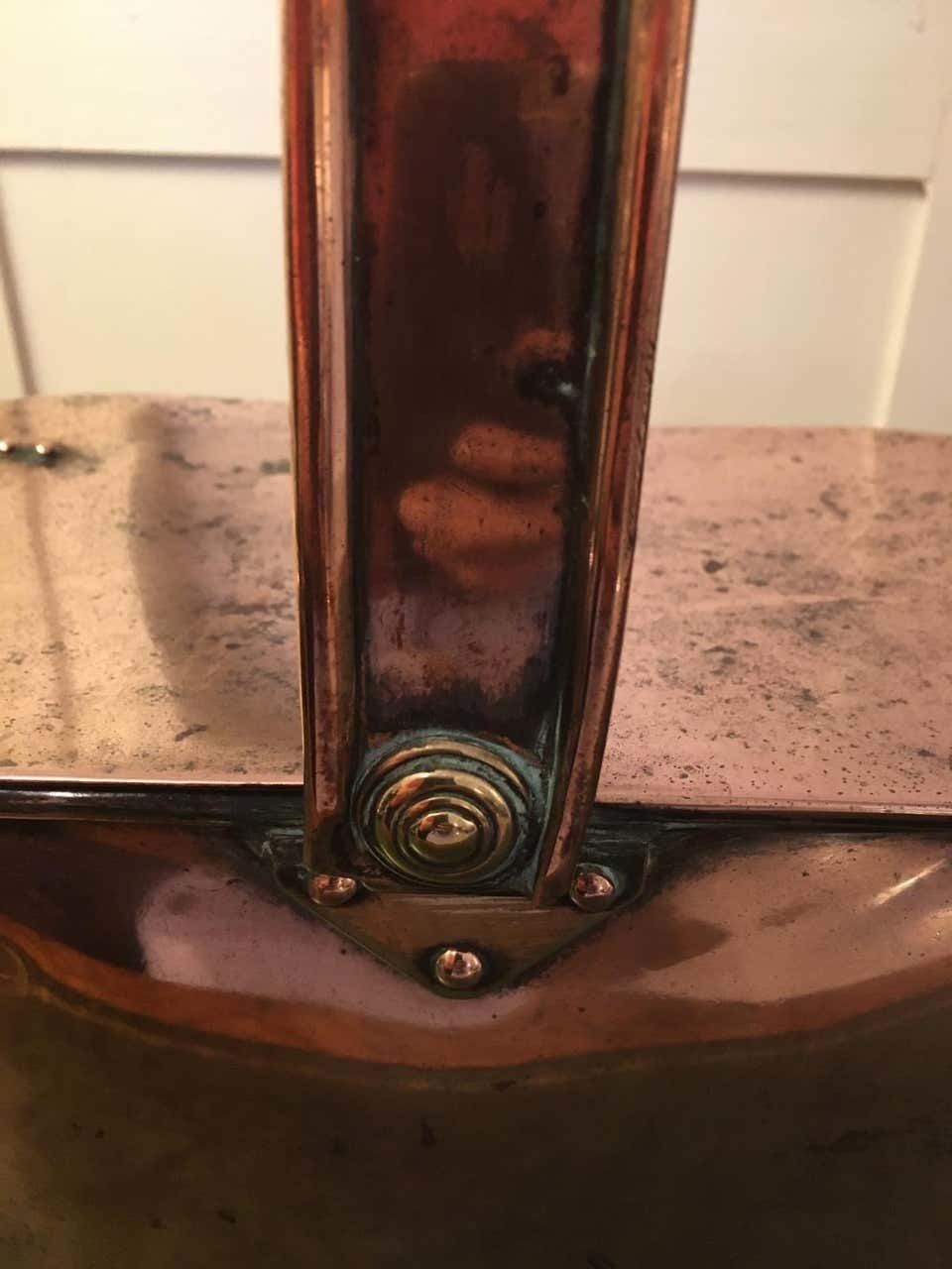 photo furniture Quality Antique Victorian Copper Watering Can