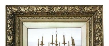 Large Gilt 19th Century Overmantle, Wall Mirror photo furniture