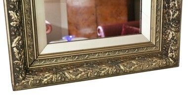 Large Gilt 19th Century Overmantle, Wall Mirror photo Home Decor