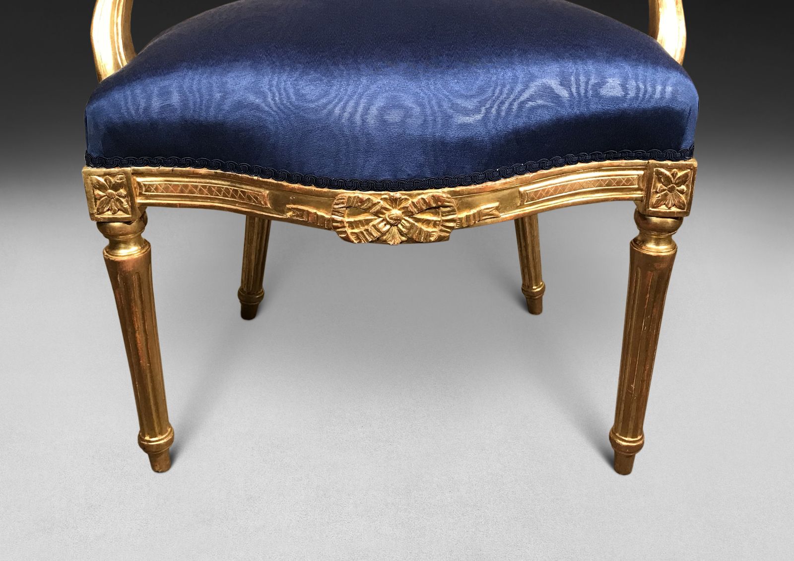 Pair Of George III Carved Giltwood Salon Armchairs photo furniture