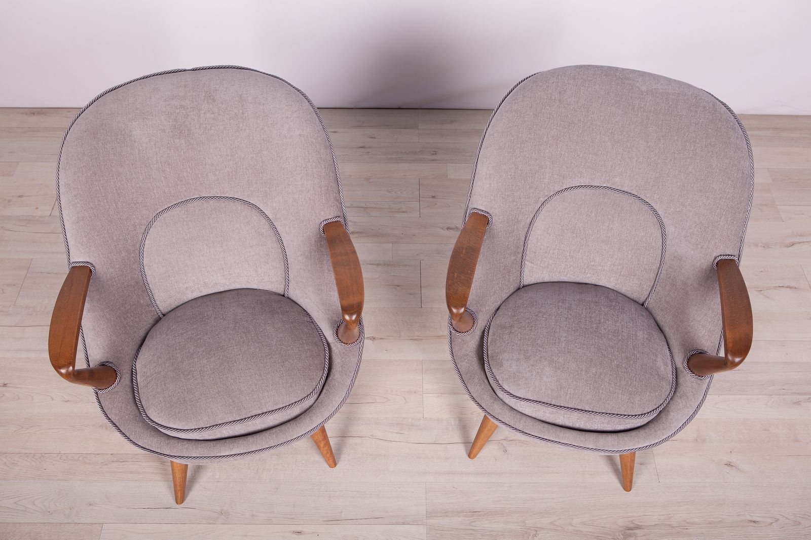 Model 345 Armchairs By J. Jędrychowicz & K. Racinowski For Poznan Furniture Factory, 1950s, Set Of 2 photo furniture