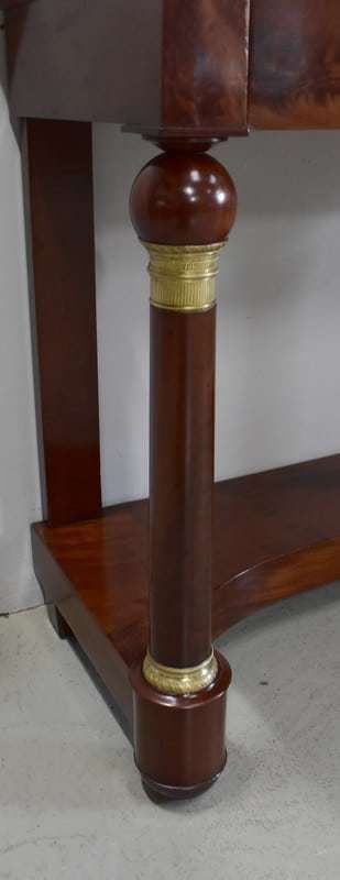 photo for sale Mahogany Console, Empire Period   Early 19th Century