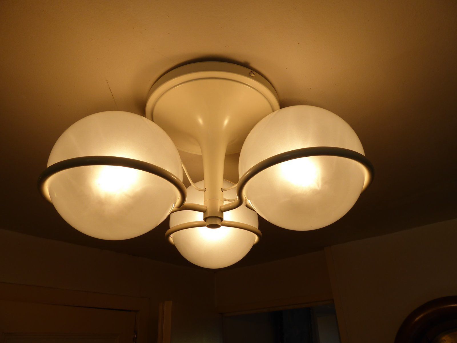 Mid Century 2042/3 Chandelier By Gino Sarfatti For Arteluce, 1963 photo for sale