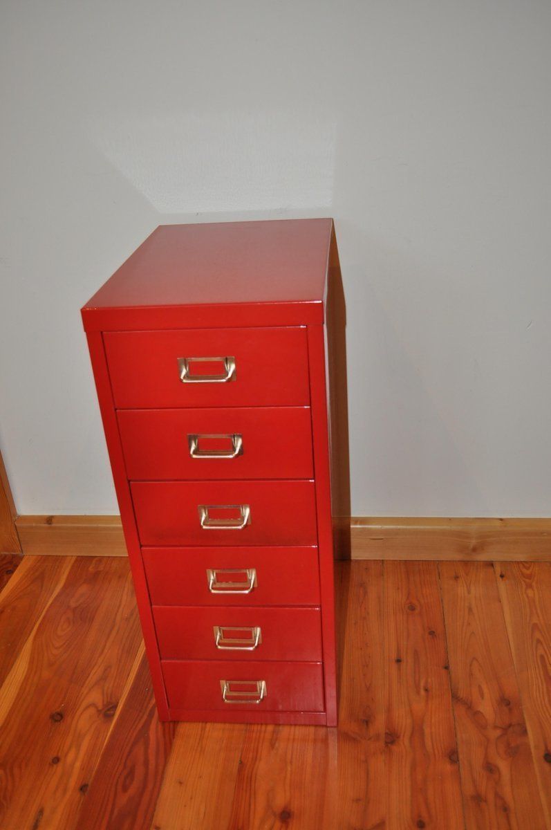 Industrial Metal Chest Of Drawers, 1980s photo Furniture