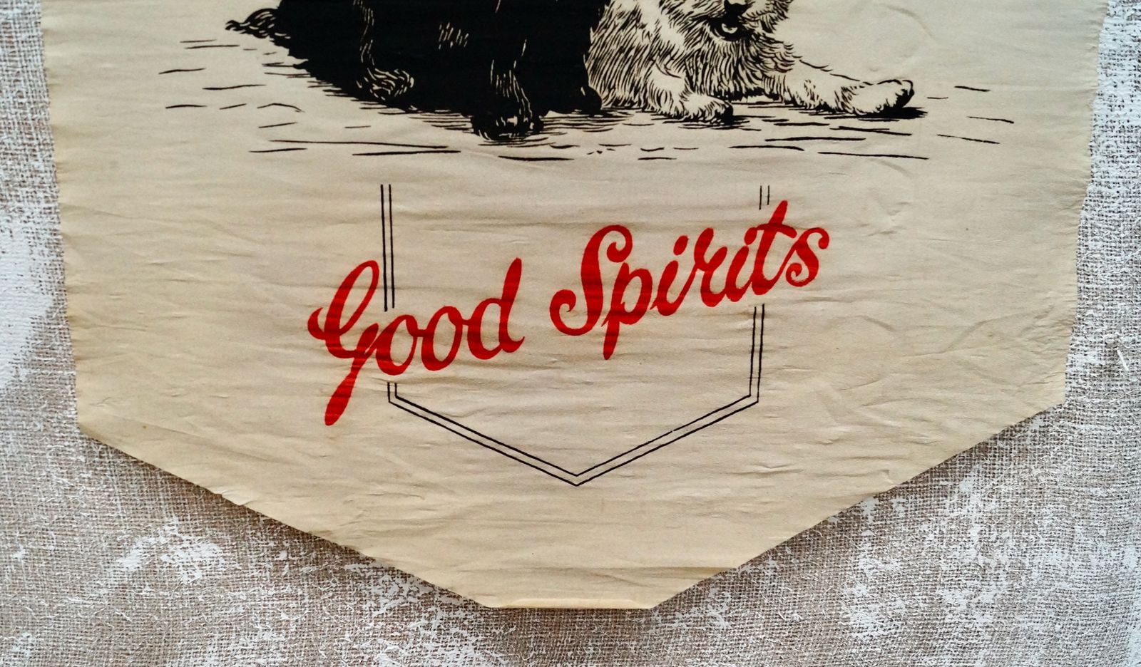 Rare Buchanan’s Black & White Whiskey Advertising Banner photo buy