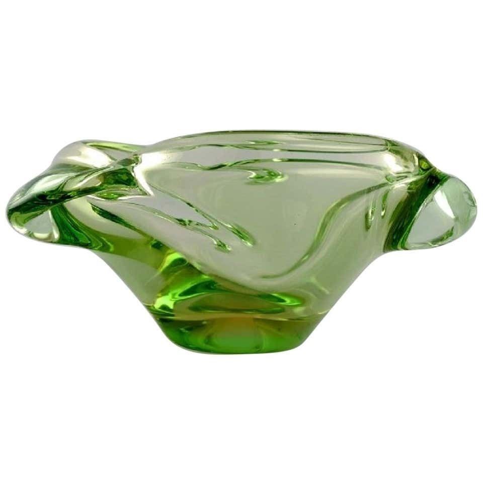 Green Murano Bowl In Mouth Blown Art Glass, 1960s photo furniture