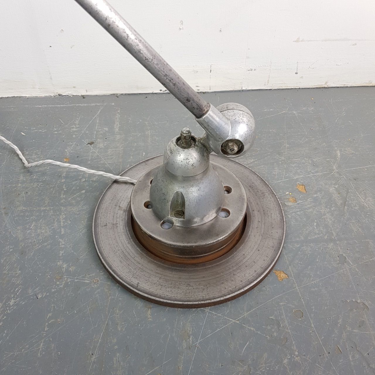Vintage Stripped And Polished Jielde Floor Lamp photo 965.25