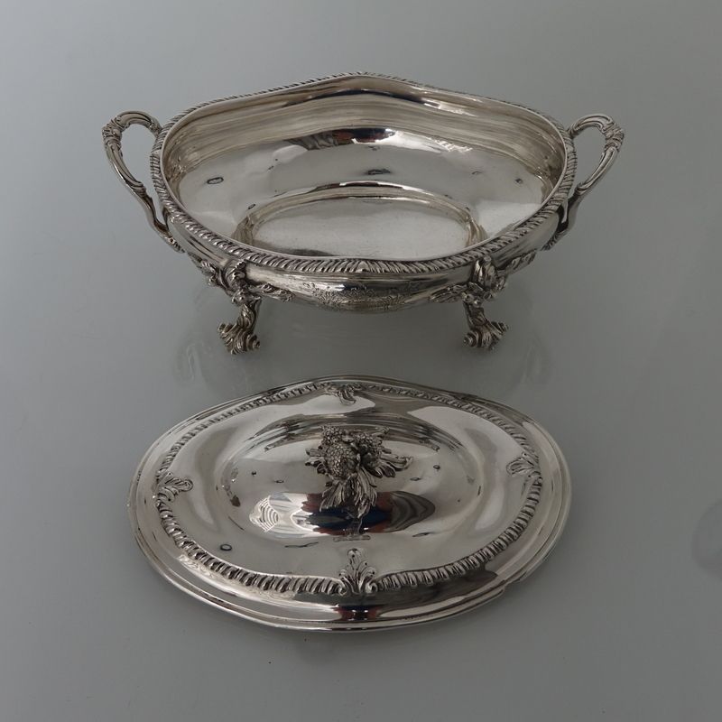 Sterling Silver Pair Of George III Sauce Tureens London 1767 Walter Tweedie photo buy