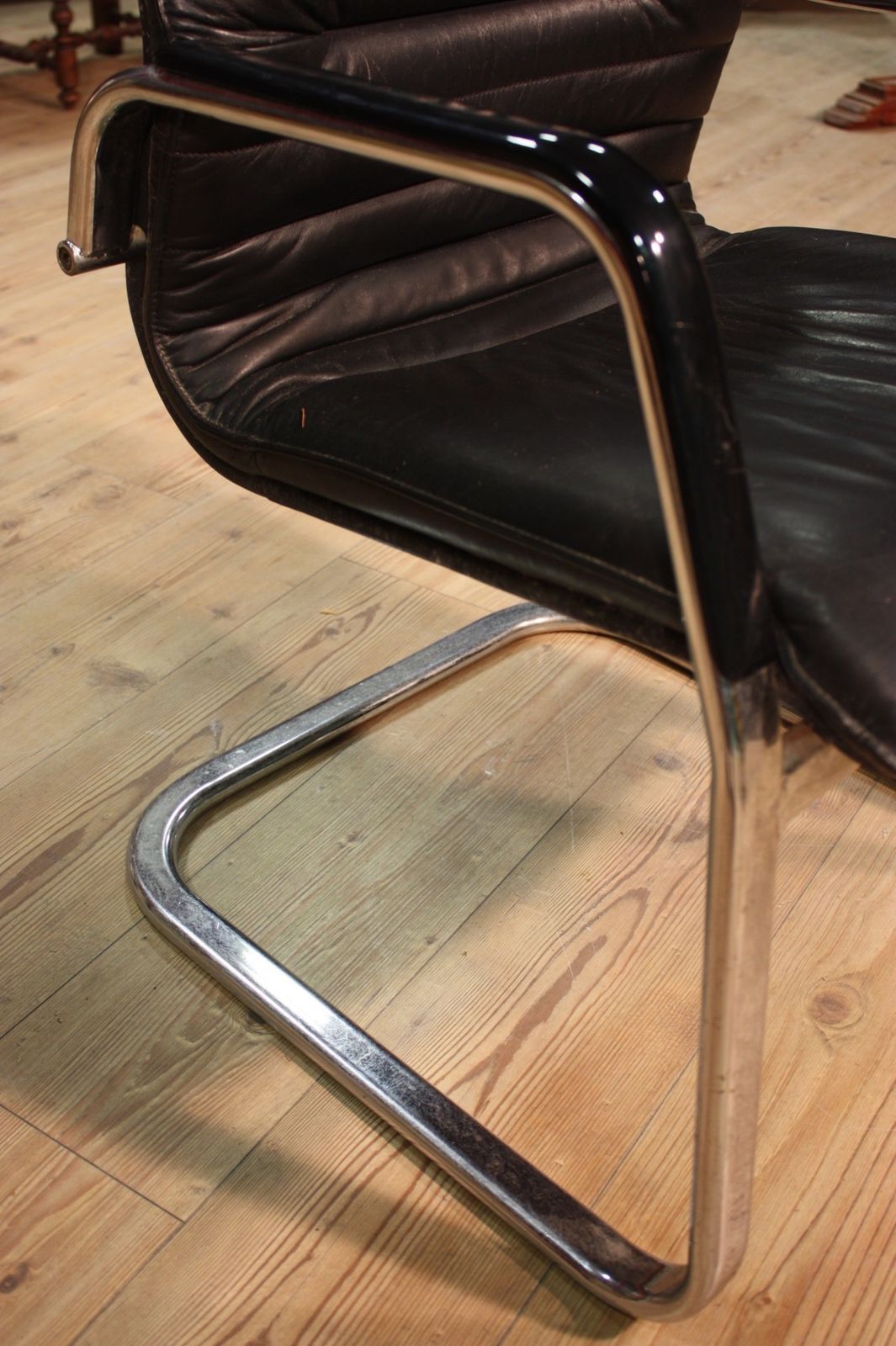 Designer Armchair In Plastic And Fake Leather photo Furniture