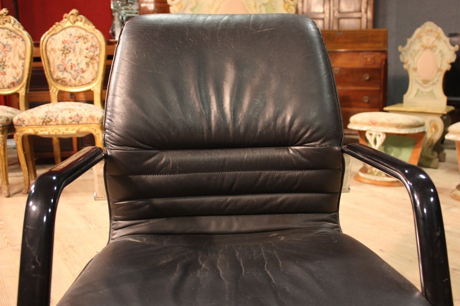 photo for sale Designer Armchair In Plastic And Fake Leather