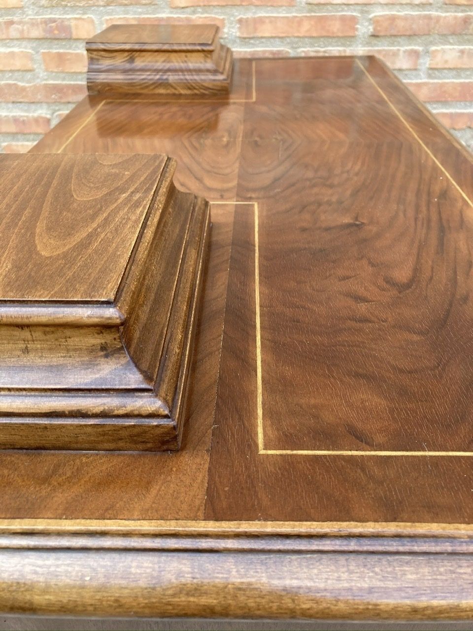 1536.0 Late 19 Century Walnut And Marquetry Commode Chests Of Drawers, Circa 1890 photo