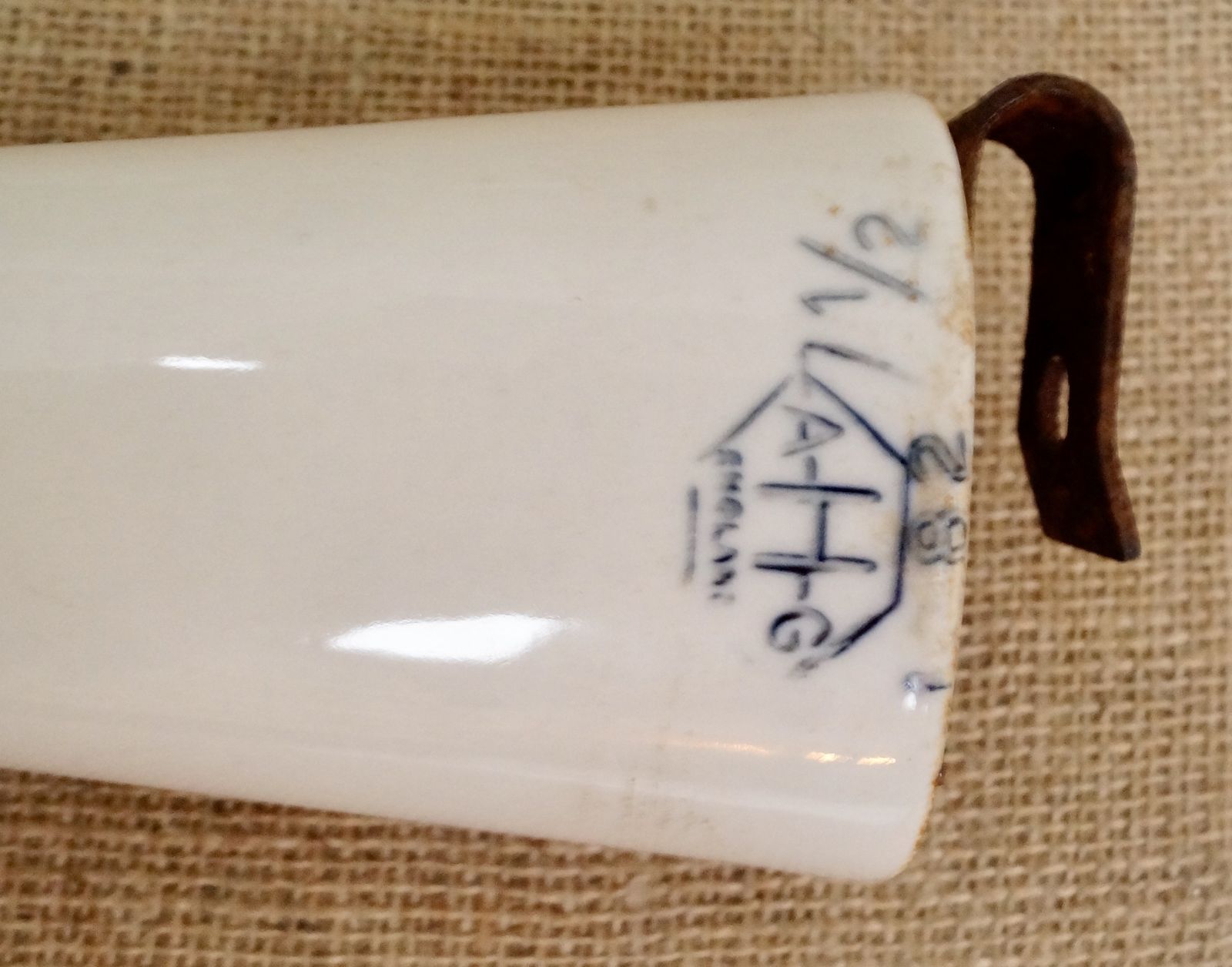 Art Vintage Porcelain Ahg Latex Glove Mould photo