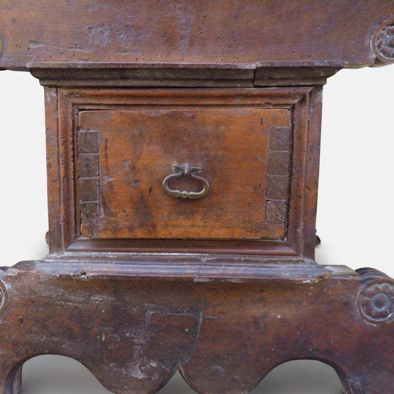 Furniture Renaissance Swiss Bankers Or Merchants Table, Circa 1580 photo