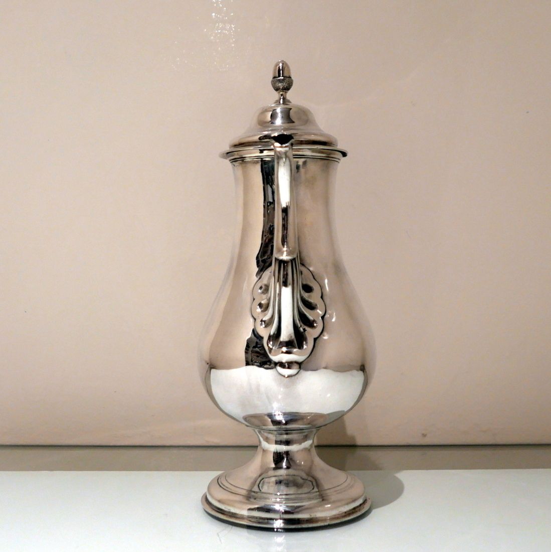 18th Century Antique George III Irish Sterling Silver Coffee Pot Dublin Circa 1775 Joseph Jackson photo for sale