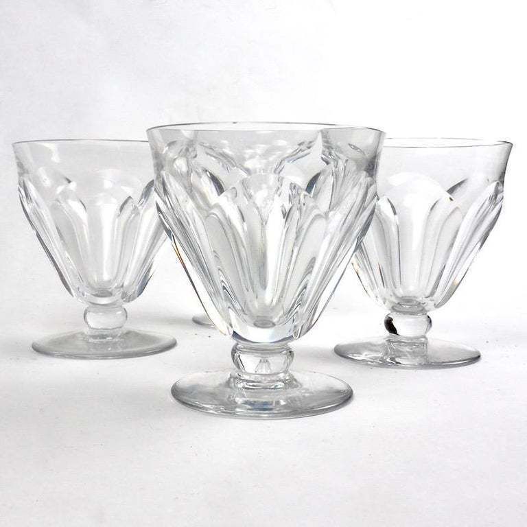 Set Of 24 Baccarat Crystal Talleyrand Wine, Water And Liqueur Glasses photo furniture