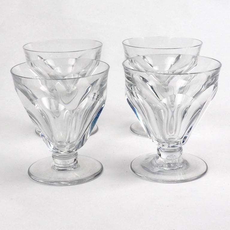 photo vinterior Set Of 24 Baccarat Crystal Talleyrand Wine, Water And Liqueur Glasses
