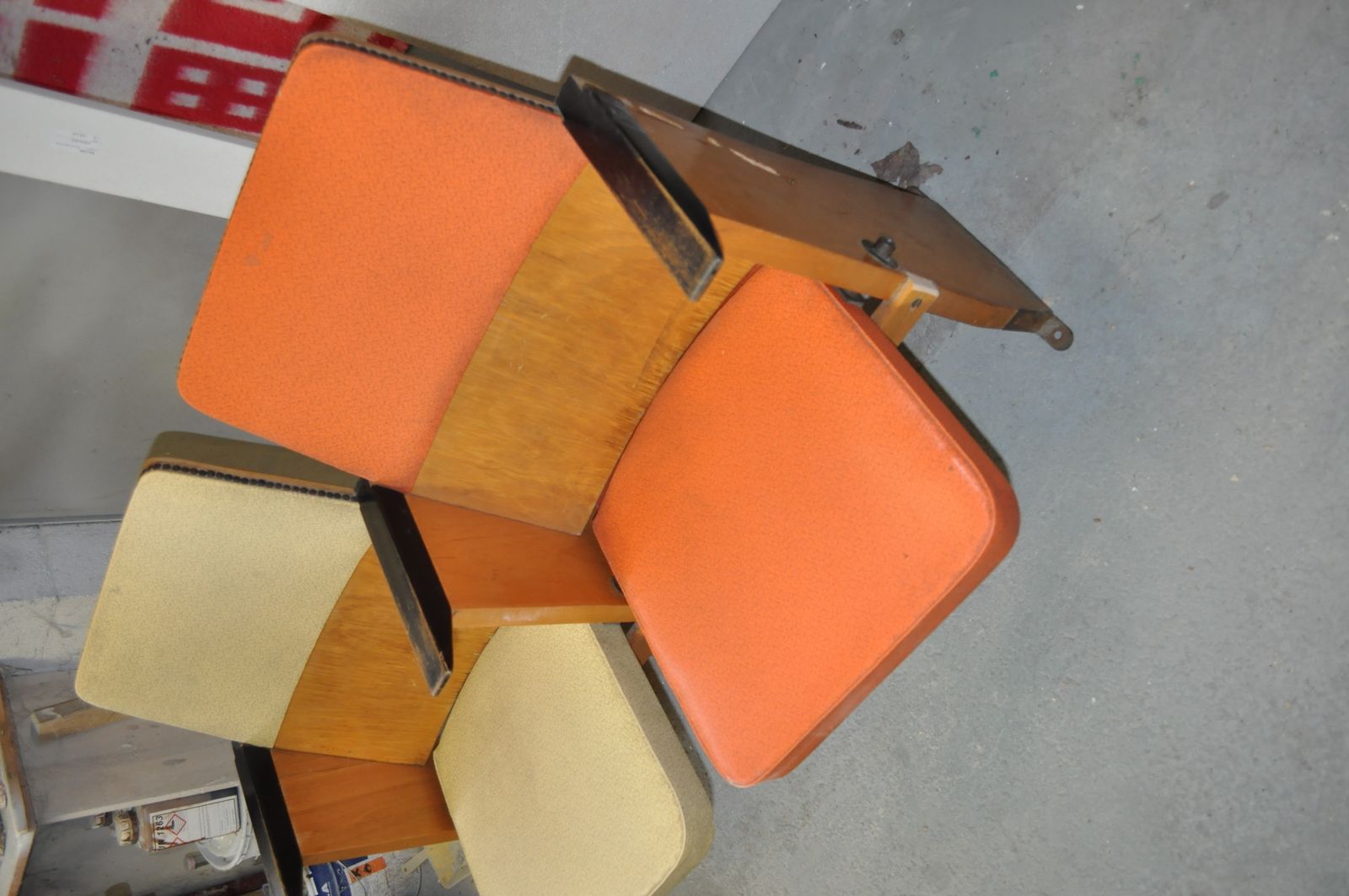 Mid Century Hungarian Cinema Seats Circa 1950s / 2 St photo Furniture