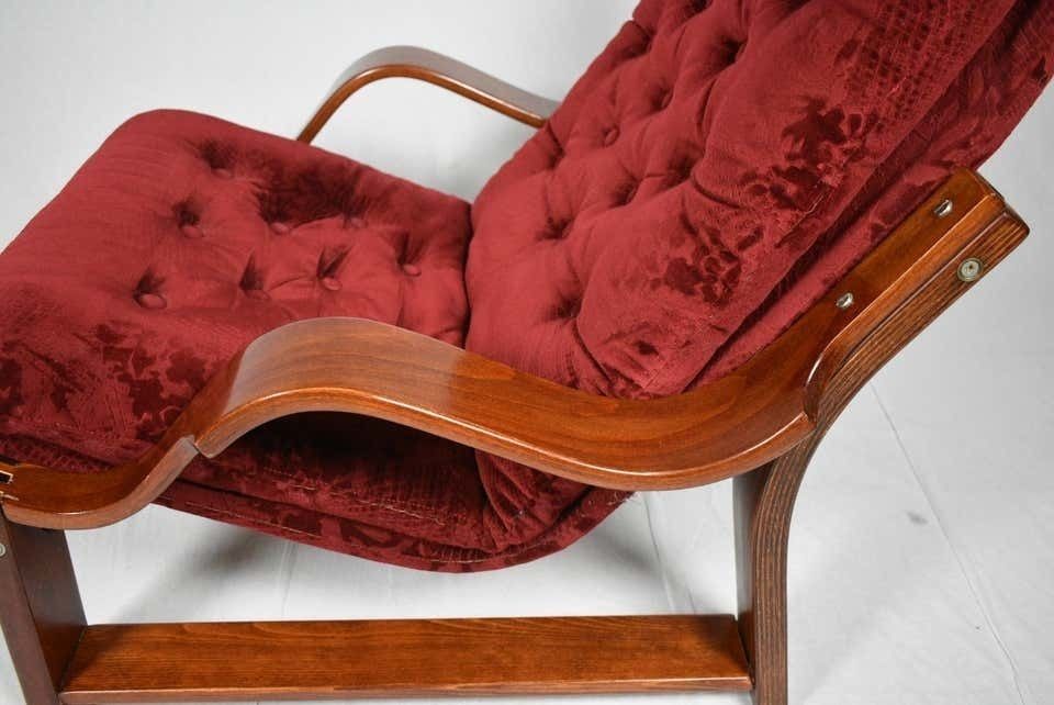 Scandinavian Set Of Armchair And Tabouret , 1960s photo 943.0