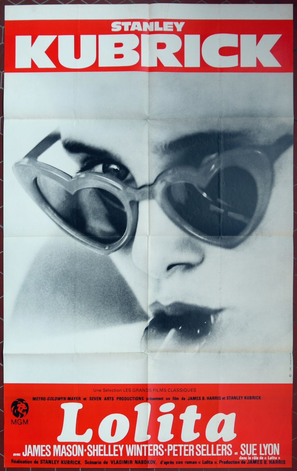 Movie Poster "Lolita" Stanley Kubrick photo furniture