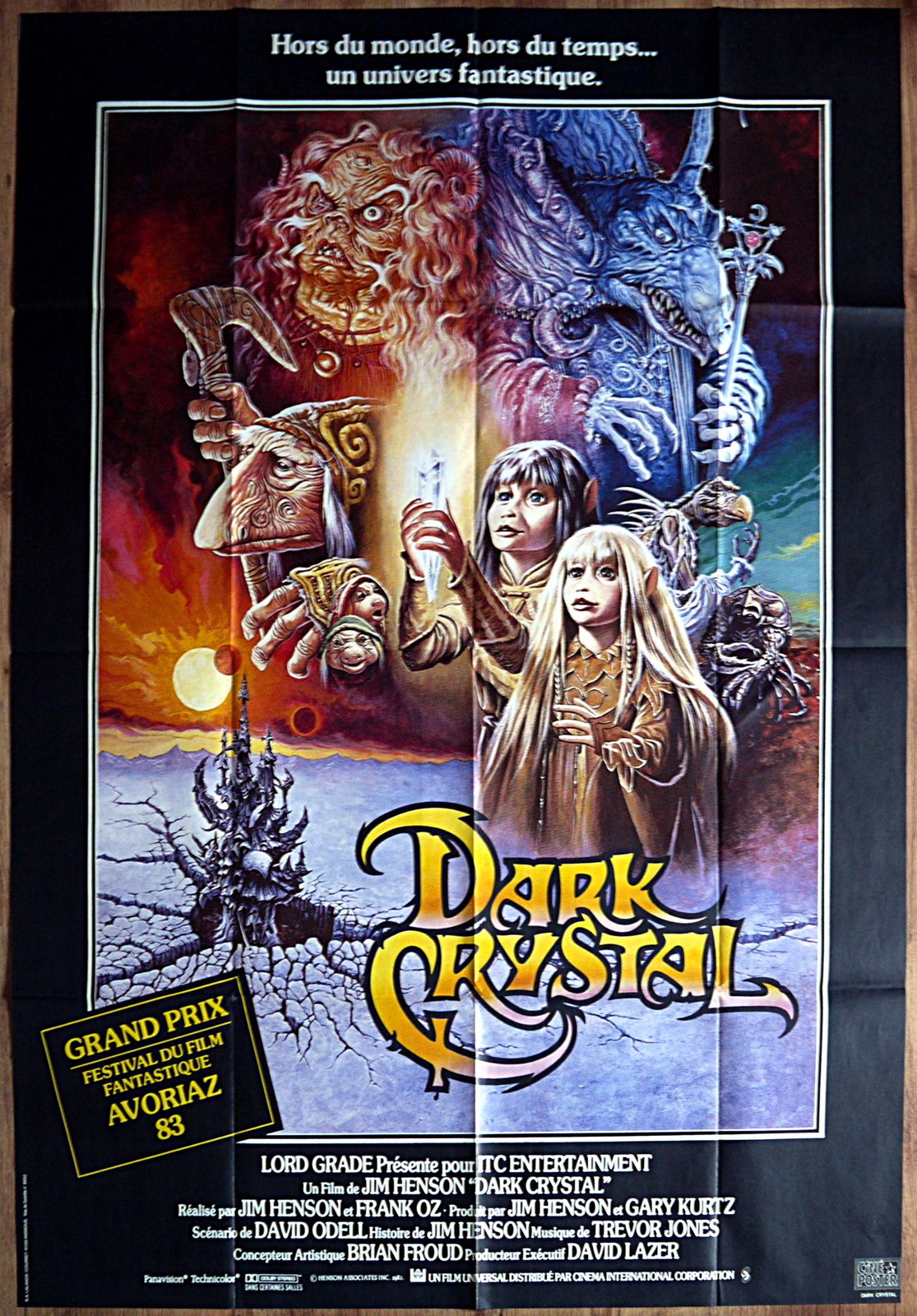 Movie Poster "Dark Crystal" Jim Henson & Frank Oz photo furniture