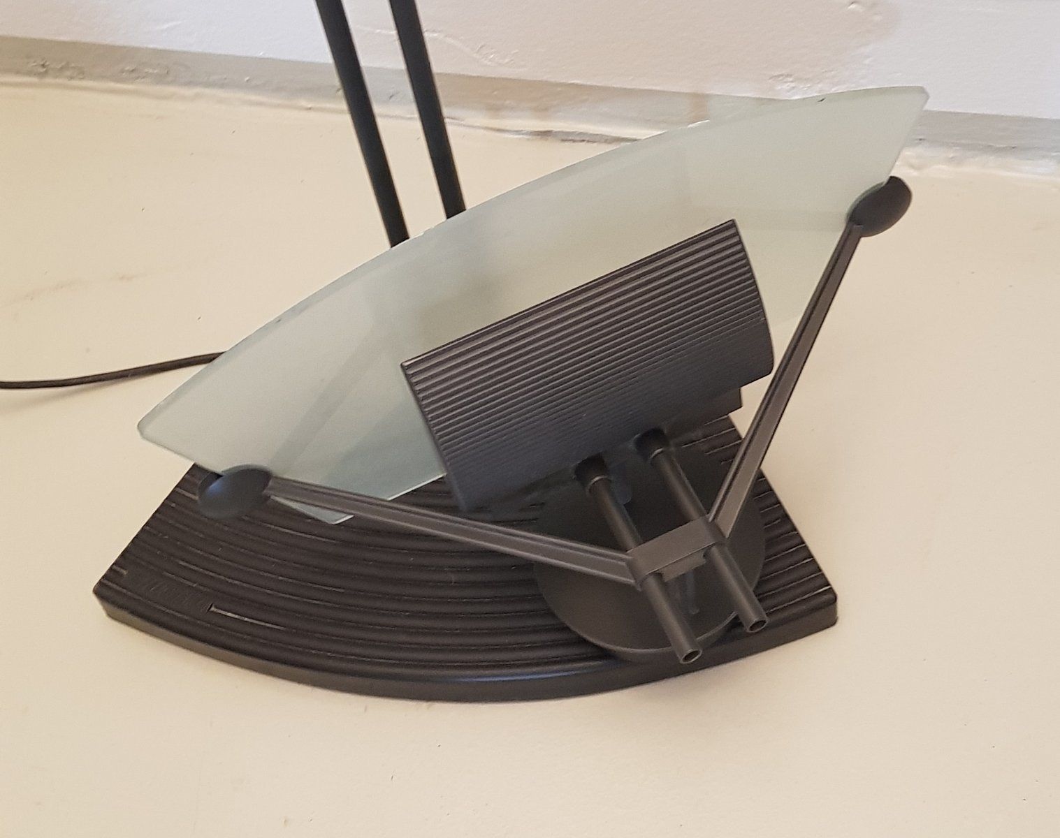 Accademia Luci Floor & Wall Lamp By Shigeaki Asahara For Luci, 1980s, Set Of 2 photo for sale