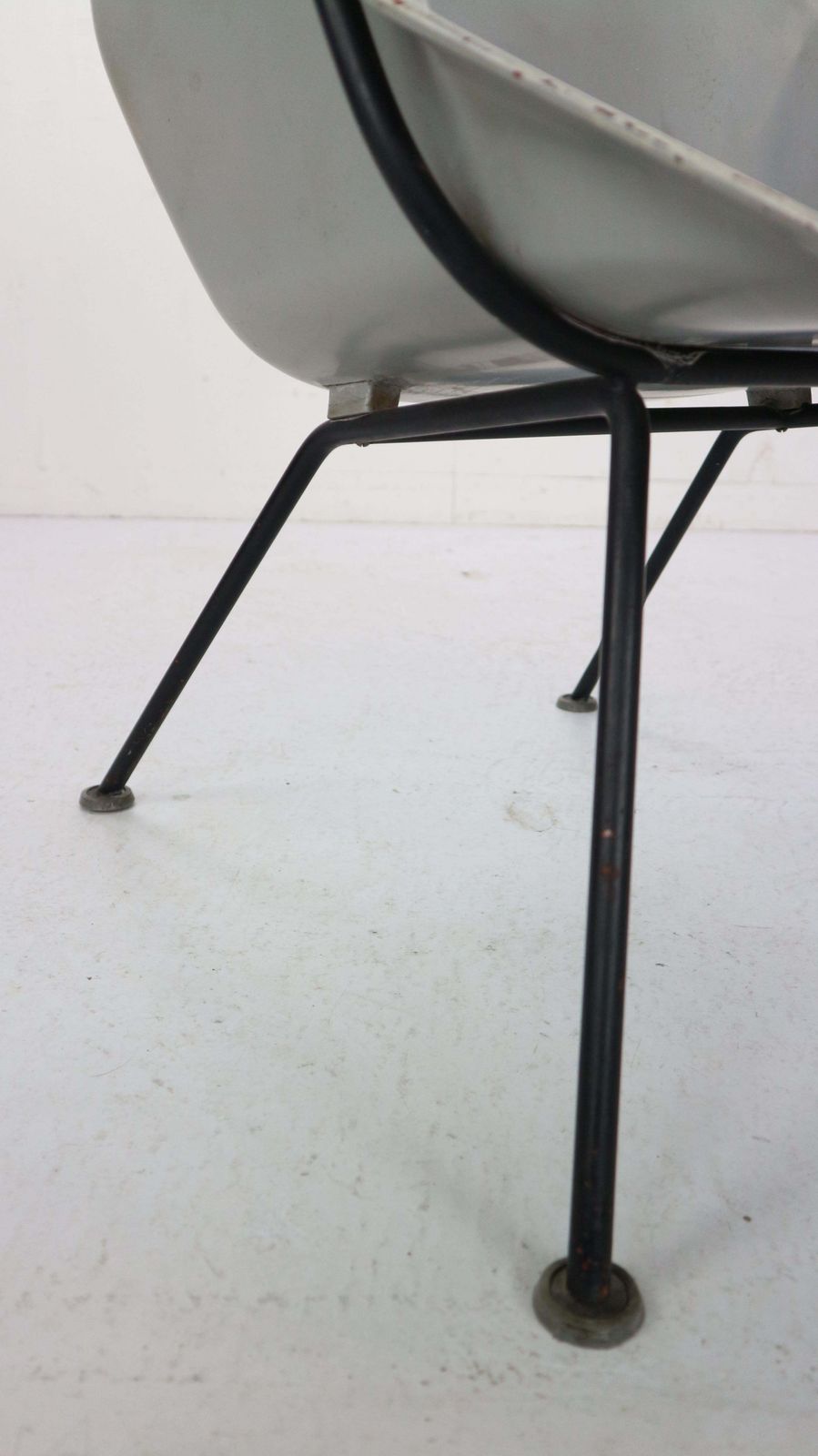 photo vintage 416 Fiberglass Shell Chair By Wim Rietveld & Andre Cordemeyer For Gispen, 1950s
