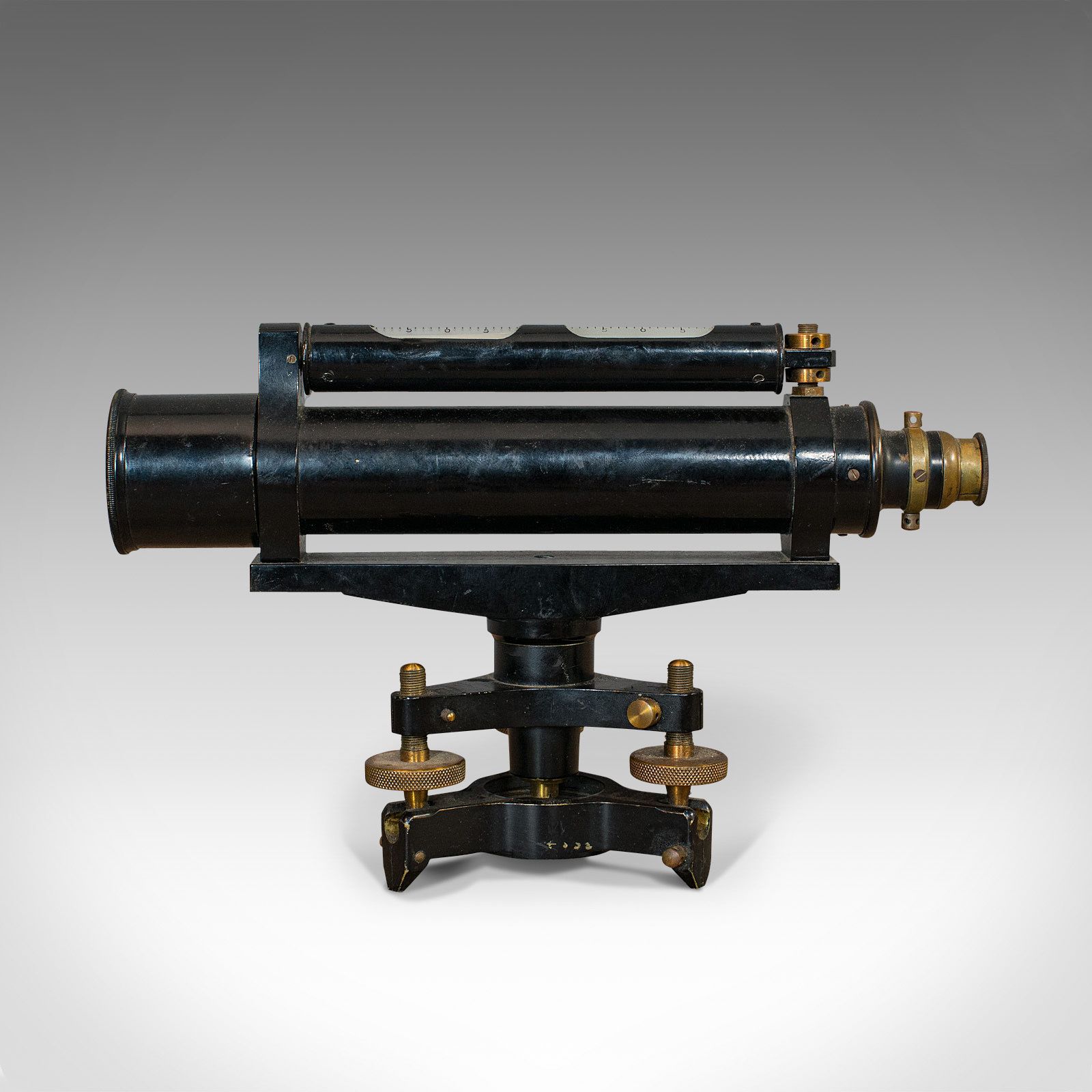 Antique Surveyor's Level, English, Brass, Scientific Instrument, Halden & Sons photo 695.0