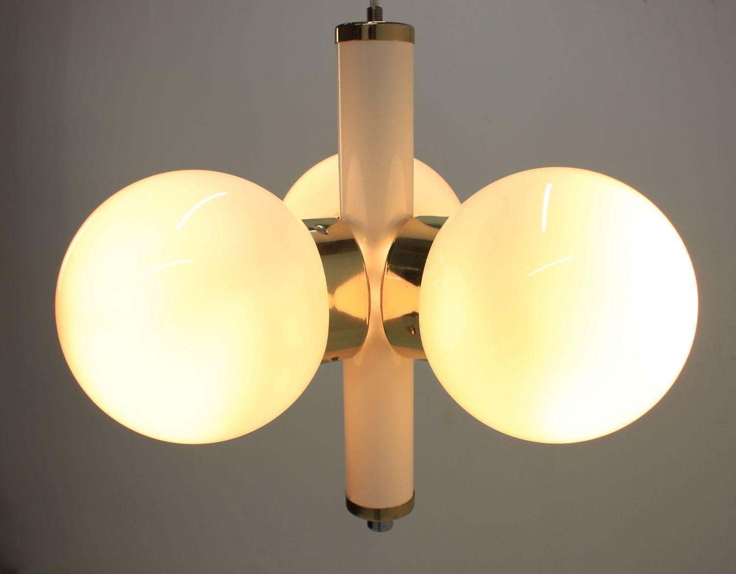 Lighting Mid Century Chandelier Sputnik, Kamenicky Senov, 1970s. photo