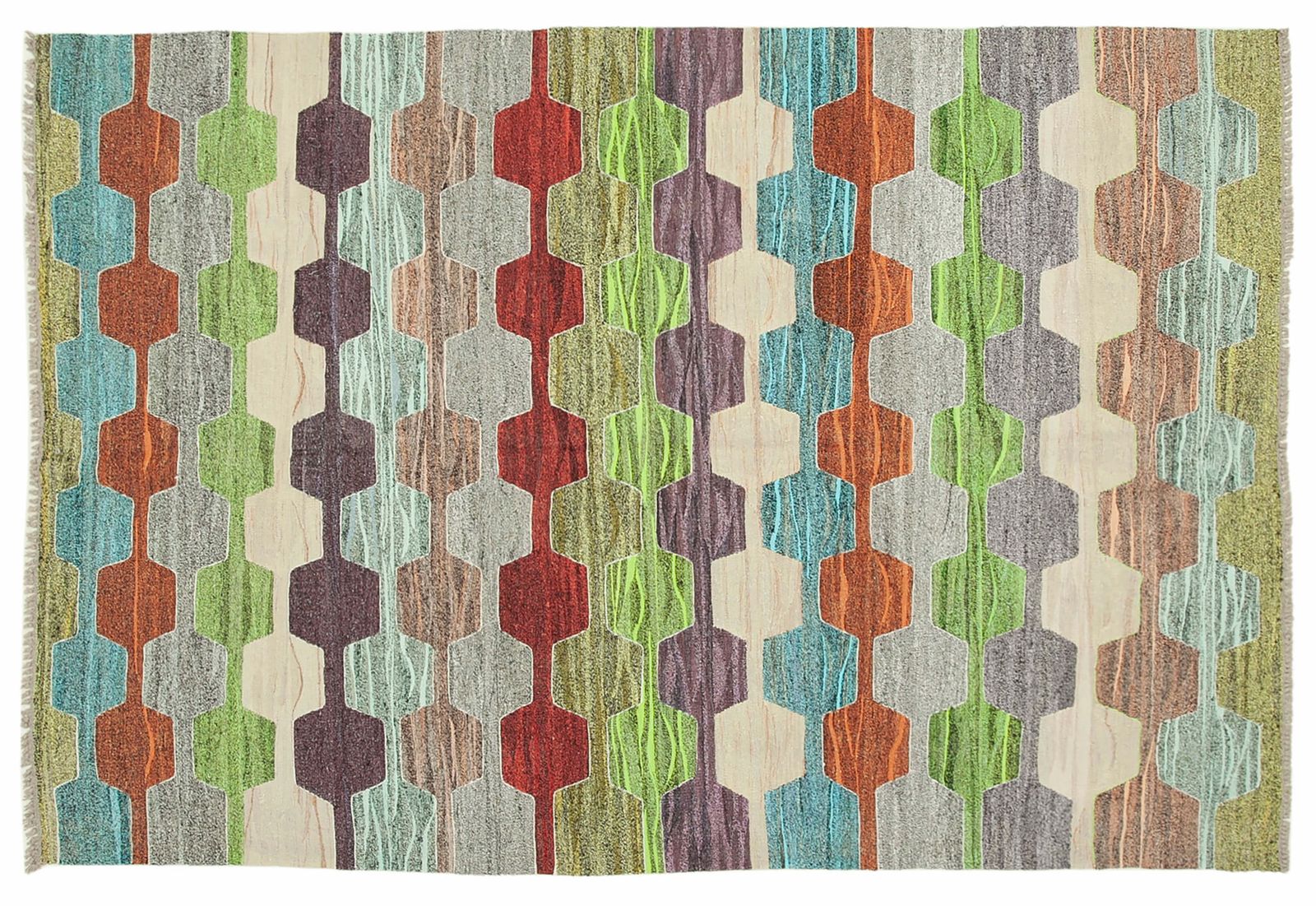Tribal Kilim 205 X 310 Sku 26647 photo buy