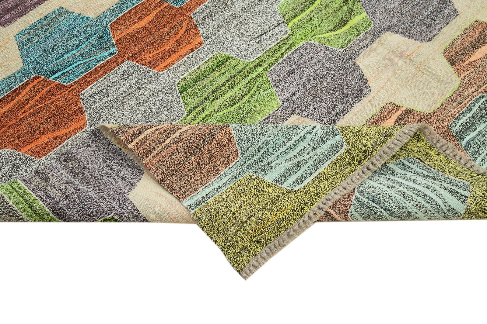 Tribal Kilim 205 X 310 Sku 26647 photo Textiles
